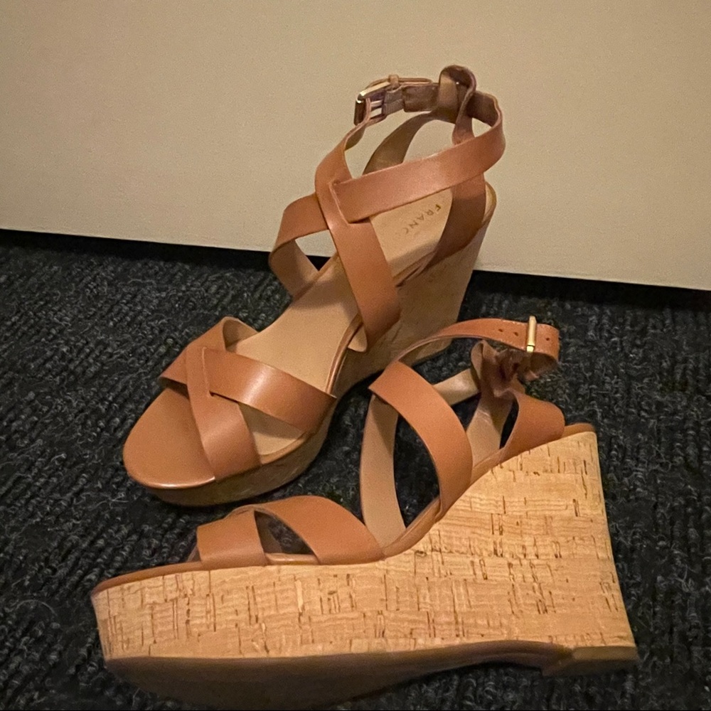 Franco Sarto Sophie Platform Wedge Strappy Sandal - Picture 2 of 4